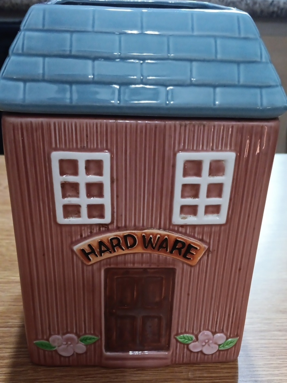 Vintage Heartland Hardware Store Canister For Kitchen Utensils